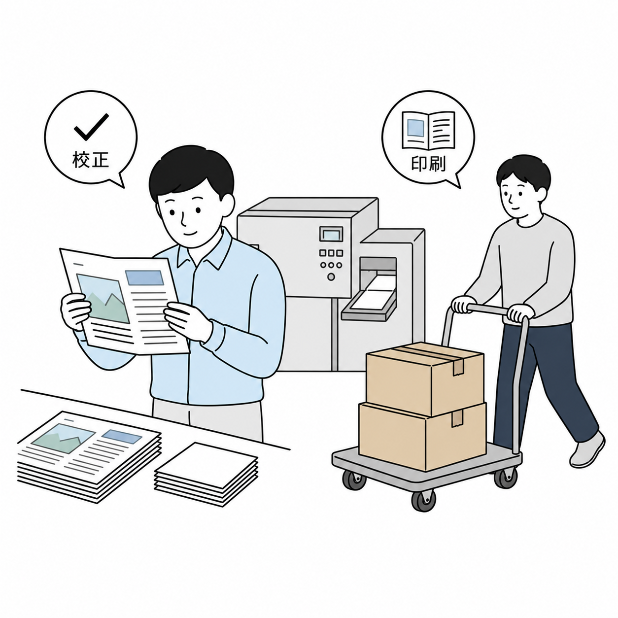 校正・印刷